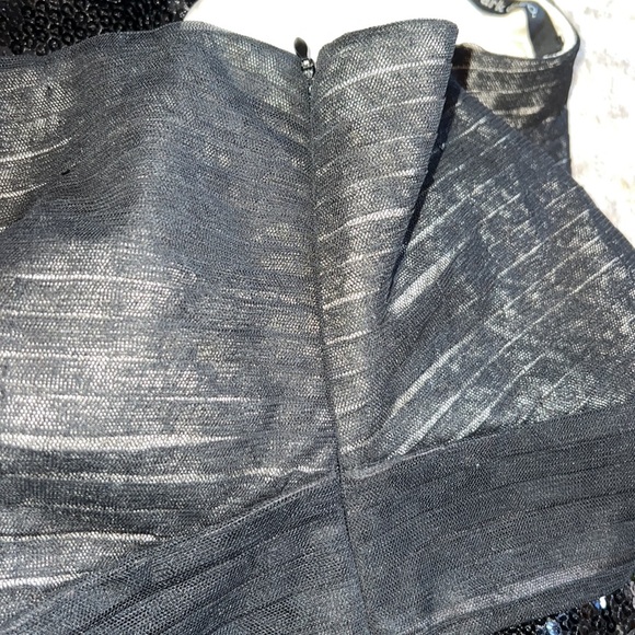 ARK & CO. ANTHOPOLOGIE Womens Sequin One Shoulder Mini Dress - Picture 5 of 5